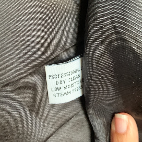 Albert Nipon- Black Peacoat size 8 - Picture 5 of 7